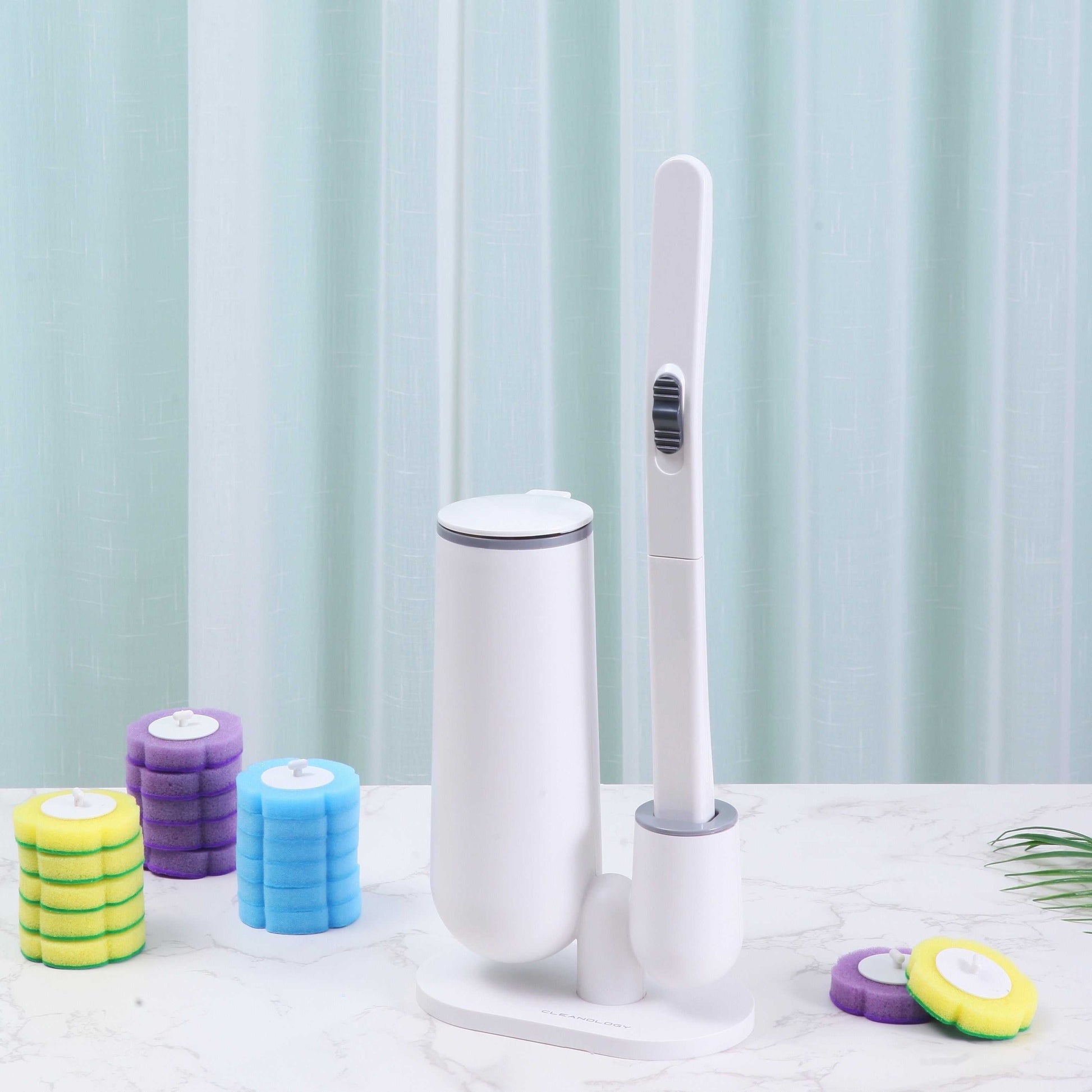 Zero Contact and Disposable Toilet Brush